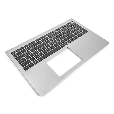 Image of Dell Inspiron 3510/3511/3515/3520/3525 Palmrest &amp; ARABIC Keyboard 0HM1XV (KFYPY) Silver (Renewed)