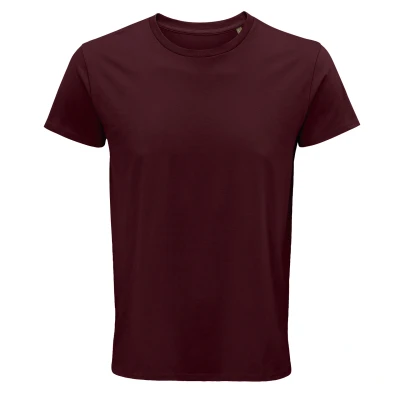 Image of SOLS Mens Crusader Organic T Shirt (Burgundy) Size Large