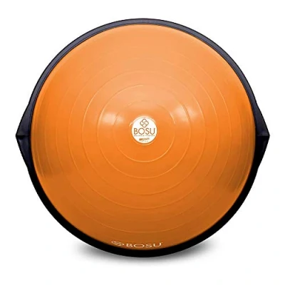 Image of BOSU 72 10850 Home Gym Equipment The Original Balance Trainer 65 cm Diameter, Orange and Black