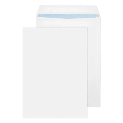 Image of Blake Purely Everyday B4 352 x 250 mm 100 gsm Pocket Self Seal Envelopes (11060) White Pack of