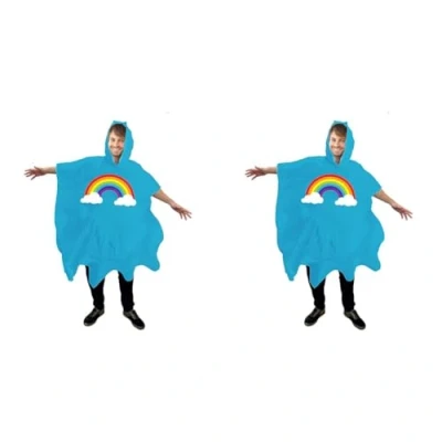 Image of Republic GR430013 Festival Rainbow Poncho