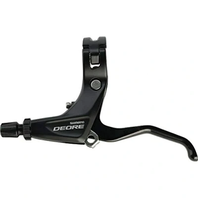 Image of SHIMANO Deore 610 2 Finger Mountain Bicycle V Brake Lever BL T610 (Black Left Side)