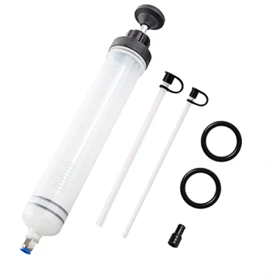 Image of LEMOTO 500mL Oil Suction Syringe,Brake Fluid Syringe,Oil Extractor,Liquid Extractor and Filling Pump, Automobile Fuel Oil, Brake Fluid, Coolant, Extractor, Transfer Hand Pump Tool