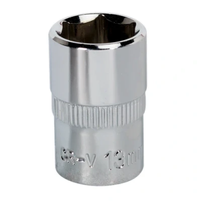 Image of Sealey Premier WallDrive® Socket 13mm 3/8&quot;Sq Drive Fully Polished