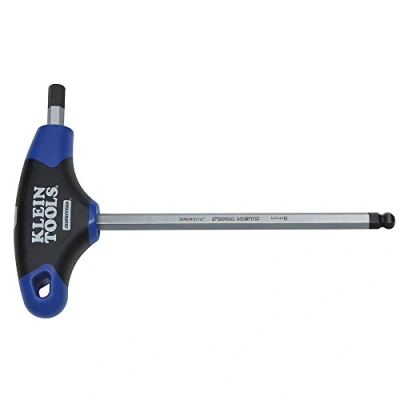 Image of Klein Tools JTH6M6BE 6 mm Ball End Hex Key with Journeyman T Handle, Inch