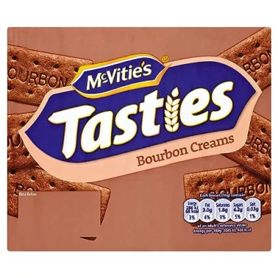 Image of McVitie&#039;s Tasties Bourbon Creams Biscuits 300 g (Pack of 1)