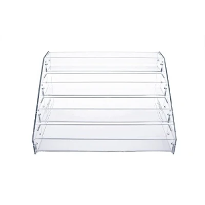 Image of AIMEILI 4 Trays Clear Acrylic Cosmetic Organiser &amp; Gel Nail Polish Display Stand Holder