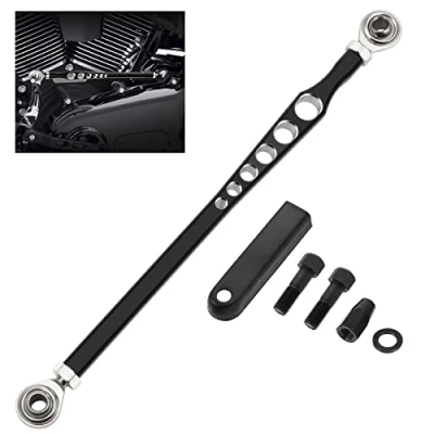 Image of Amazicha Black Gear Shift Linkage Compatible for Harley Softail Touring Electra Street Glide Road King Tri 1986 2024