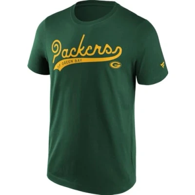 Image of Fanatics NFL Green Bay Packers Retro T Shirt Greenbay