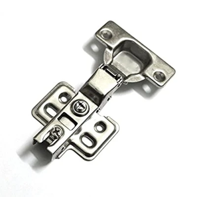 Image of Merriway BH07387 (40 Pcs) Slide On Sprung Full Overlay Kitchen Cabinet Wardrobe Concealed Hinges, Zinc Plated 35mm 95 Degree Pack of 40 Pieces
