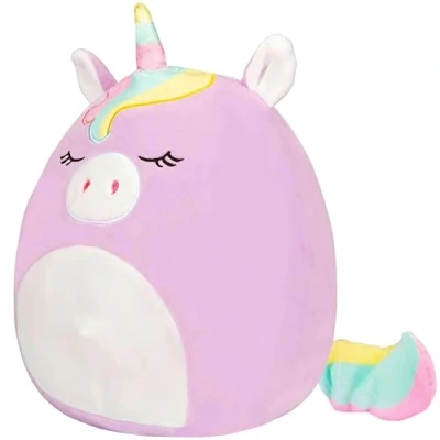 Image of Squishmallow 16&quot; Silvia The Purple Unicorn Plush Cute and Soft Stuffed Animal Toy Official Kellytoy Great Valentine&#039;s Day &amp; Easter Gift for Kids