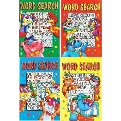 Image of PACK OF 6 A4 Children&#039;s Word Search Book (Assorted)