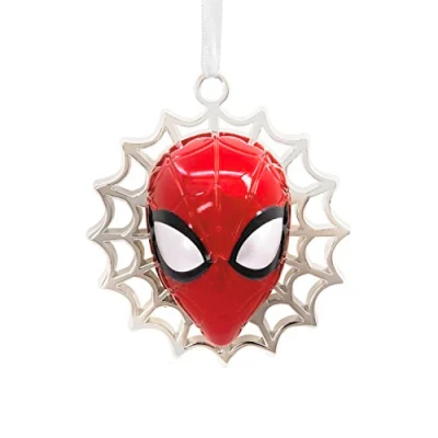 Image of Hallmark Marvel Spider Man Christmas Ornament, Premium Metal