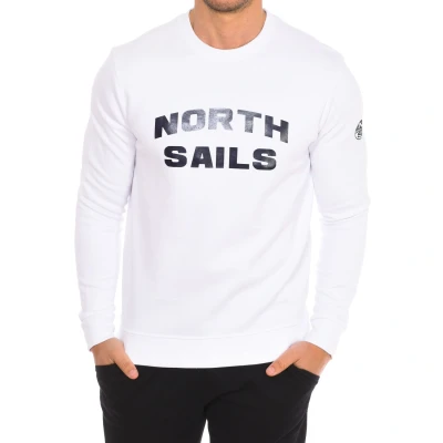 Image of North Sails 9024170 101 men&#039;s Sweatshirt in White