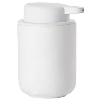 Image of Zone Denmark Soap Dispenser, Stone Acrylonitrile Butadiene Styrene (ABS), White, 8,3cm