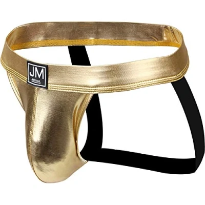 Image of JOCKMAIL 2020 HOT Sexy Mens Jockstrap Briefs Underwear Jock Strap for Men (M, Gold)