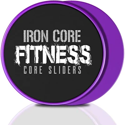 Image of Core Sliders Workout Discs Fitness Gliding for Exercise. (Power Purple)