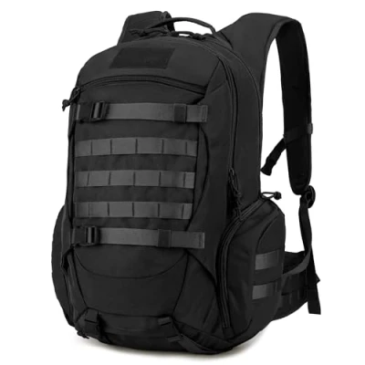 Image of Mardingtop 35L Tactical Backpack Practical Military Rucksack with Rain Cover Outdoor Trekking Unisex Patrol MOLLE for Hiking, Camping,Traveling