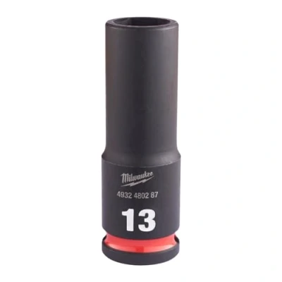 Image of Milwaukee 3/8&quot;SQ Drive Shockwave Impact Socket 13mm Deep Ii