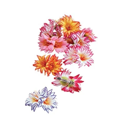Image of Bristol Novelty BA396 Multicolor Flower Hair Clip, Womens, One Size