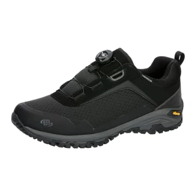 Image of Brütting Unisex Mercedario Trail Running Shoe, Black, 3.5 UK