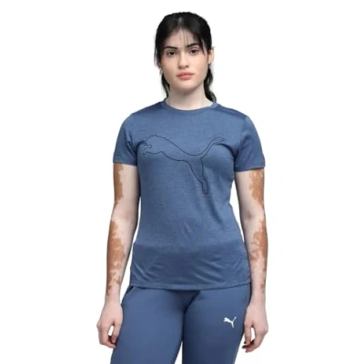 Image of W TAD Essential Heather Logo Tee