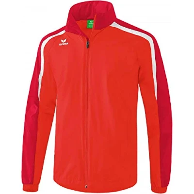 Image of Erima Liga Line 2.0 All Weather Jacket, Multicoloured(Red/Tango Red/White), 3XL