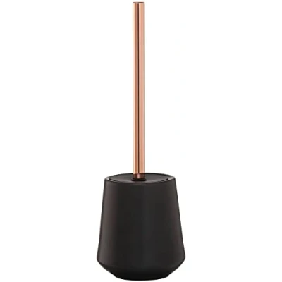 Image of Sealskin Conical Toilet Brush, Porcelain, Black, 12.3 x 39 cm