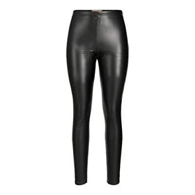 Image of JJXX Women&#039;s Jxmegan Faux Leather Leggings Sn, Black/Details: Matte, S