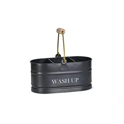 Image of Original Wash up Tidy by Garden Trading Crafted in Powder Coated Steel H14.5 X W27.5 D17cm