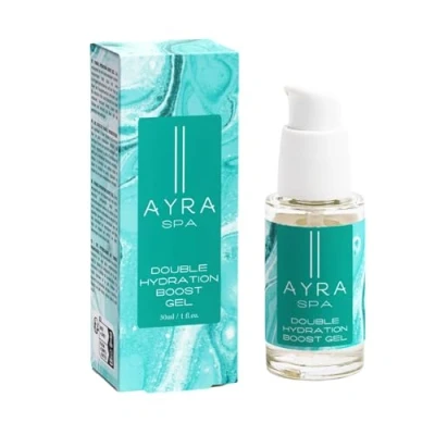 Image of AYRA SPA Double Hydration Boost Gel with Aloe Vera &amp; Multi molecular weight Hyaluronic Acid Intense and Glowing Skin VEGAN 99% Natural COSMOS Certified