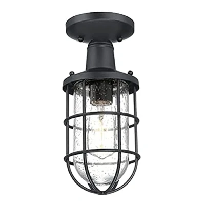 Image of Westinghouse Lighting Outdoor Wall Light, Structured Black