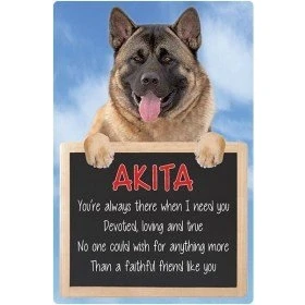 Image of Faithful Friends AKITA 3D SIGN