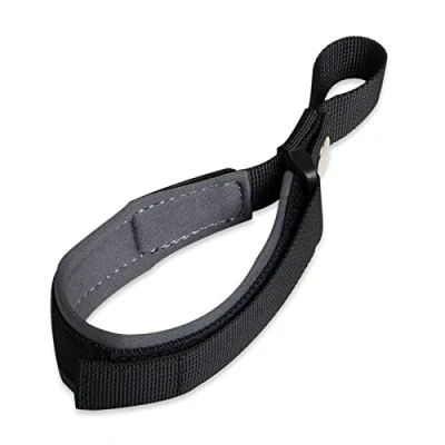 Image of MiOYOOW Dog Wrist Safety Strap, Leash Short Rope Retractable Hands Free Strap Anti dislodging Lead for Leashes (Space gray)