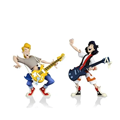 Image of Bill &amp; Ted NECA Excellent Adventure 6 Inch Action Figure 2Pk, multi coloured