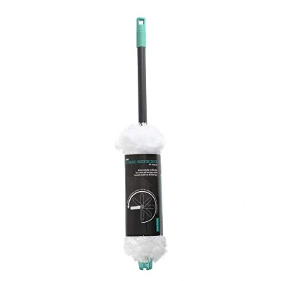 Image of JVL Super Absorbent Extendable Microfibre Multi Angle Duster, Turquoise/Grey