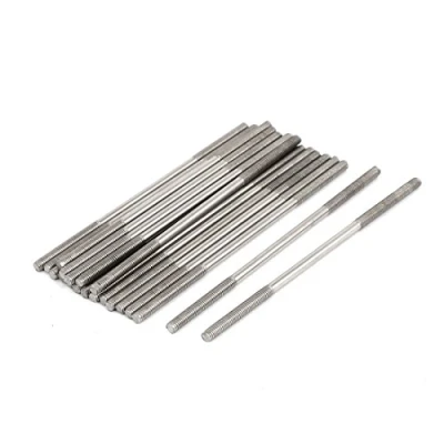 Image of Sourcingmap M3x80mm 304 Stainless Steel Double End Threaded Stud Screw Bolt 20pcs