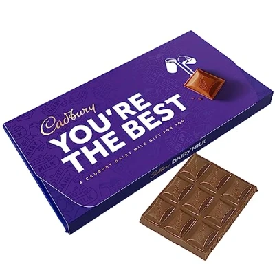 Image of Cadbury You’re the best Dairy Milk Chocolate Bar With Gift Envelope