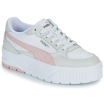Image of PUMA Women&#039;s Karmen Ii Idol Trainers, White gold, 4 UK