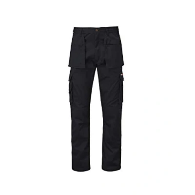 Image of Adults Tuff Stuff Pro Work Trousers 711 Black 32L