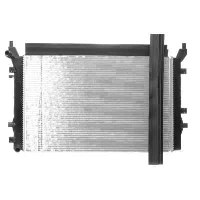 Image of 1K0121251BN Engine radiator VALEO 735179 Aluminium 406mm 626mm 18mm VOLKSWAGEN: Golf 6, 5, Scirocco III, AUDI: A3 Sportback, Convertible