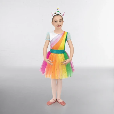 Image of Unicorn Dress Child Large 11 13 yrs