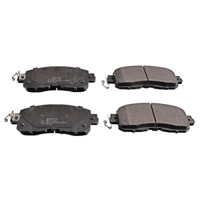 Image of D10603TA0A, D10603TS0A, D10609HE0B, D10609HE1A Brake pad set BLUE PRINT ADN142179 Front Axle with acoustic wear warning NISSAN: Leaf I, Altima