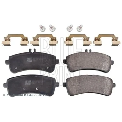 Image of 0074200320, 0084201120, 0084202920, A0074200320, A0084201120 Brake pad set BLUE PRINT ADU174243 MERCEDES BENZ: S Class Saloon, AMG GT, Coupe