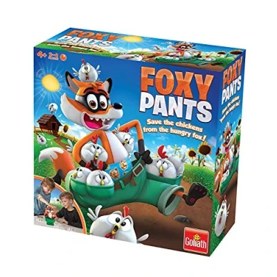 Image of Foxy Pants: Save the Chickens From Hungry Fox! Fun Board Game For Kids 2 4 Players Ages 4+