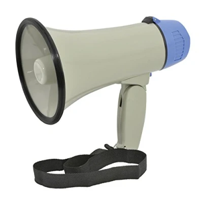 Image of Compact megaphone (10W) with built in siren and adjustable volume