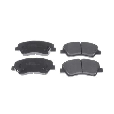 Image of 581011WA35, 58101H8A05, S581011WA35 Brake pad set BLUE PRINT ADG042153 Front Axle with acoustic wear warning KIA: Rio 3, Stonic Hatchback, 4