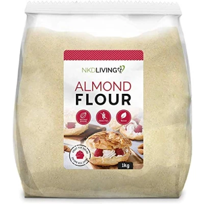 Image of Almond Flour by NKD Living (2kg, 2 x 1kg bags or 4 500g bags) Finely ground almonds from Spain