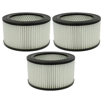 Image of vhbw 3x Filter compatible with Stayer BC1200D, BC1200, BC800 Ash Vac HEPA Filter, Allergy