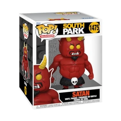 Image of Funko Pop! Super: South Park Satan Collectable Vinyl Figure Gift Idea Official Merchandise Toys for Kids &amp; Adults Cartoons Fans Model Collectors and Display